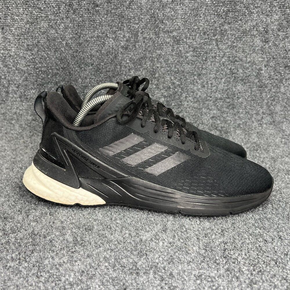 Adidas Response Super Shoes Mens Size 9 Black Athletic Running Training Sneakers